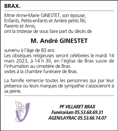 GINESTET André Jacques